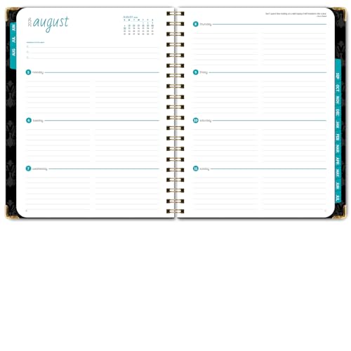 Global Printed Products FSHN-AY24-8511-48 Hardcover Academic Year 2024-2025 Planner: (June 2024 Through July 2025) 8.5 Inchx11 Inch Daily Weekly Monthly Planner Yearly Agenda. Bookmark thumb #3