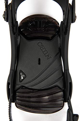 Foto von Nitro Snowboards Damen POISON '22 All Mountin Freeride Bindung Snowboardbindung, Ultra Black, S/M