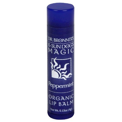 Buy Dr. Bronner's & Sun Dog's Magic Organic Lip Balm, Peppermint, 0.15