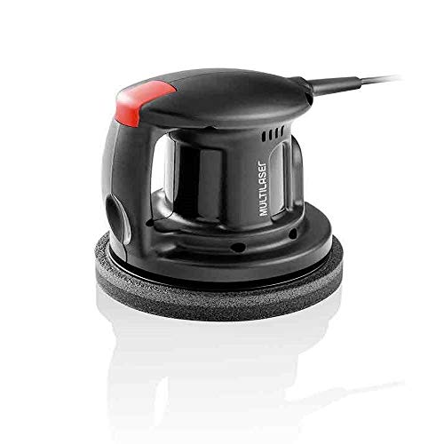 Politriz Orbital Automotiva com Conector 12V DC Base Estável de 6 Pol. e Cabo 3,8 Metros Preto Multi