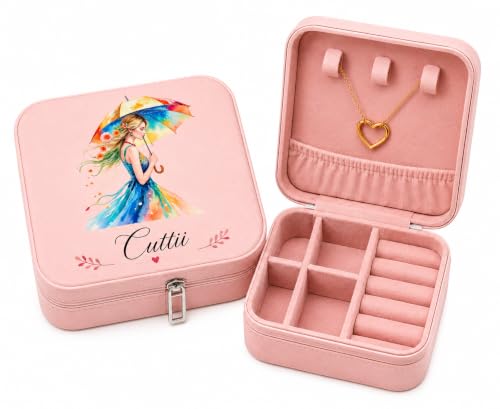 Image of Customized Jewellery Gift Box with 1-Piece Jewellery Set (umbrella girl)