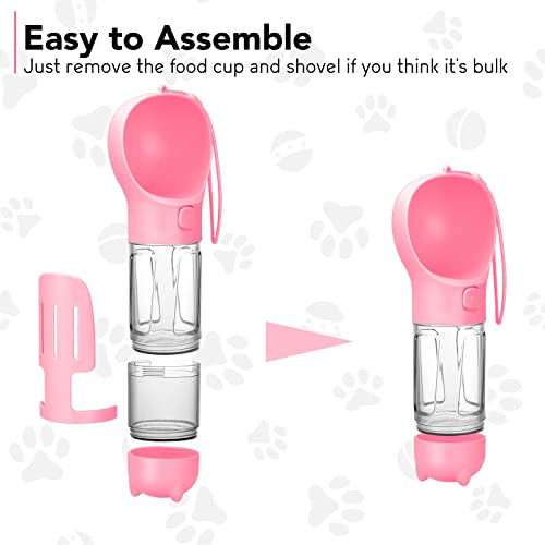 Dog Water Bottle Portable Leak Proof Dog Water Dispenser with Drinking and Feeding Function Lightweight Pet Water… - Image 7