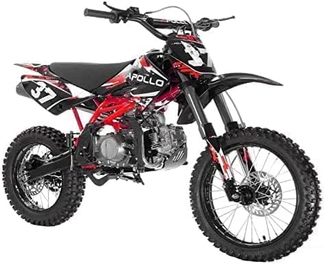 Miniatura 10 de HHH Smart DEALSNOW trae nuevo Apollo AGB-37CRF-2 125cc Gas Dirt Bike pitbike adulto joven 4 velocidades manual con embrague