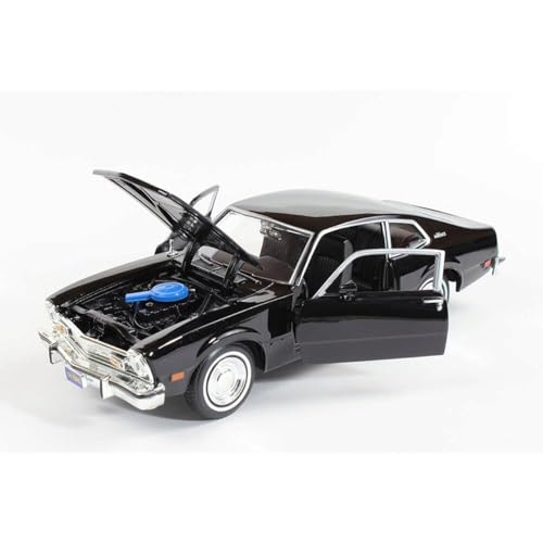 Modelo de auto Maverick negro 1:24 Motormax miniatura 1