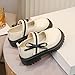 Ctreela Chunky Girls Kids Mary Janes Non Slip Rubber Outsole Dress Shoes Platform Patent Leather Wedding Party Shoe White