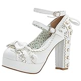 Absatzhöhe: 10 cm; Plateauhöhe: 2,5 cm.