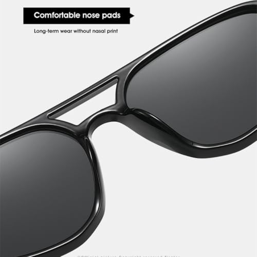 Lunettes de soleil œil de chat vintage pour femmes protection UV400 accessoire tendance noir - 4