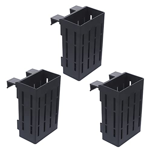 SEWOART 3pièces Support Plante Aquarium Suspension Lot de Pots Percés pour Plantes Aquatiques Ballast Solide Et Décoratif pour Bassins Et Jardins Hydroponiques