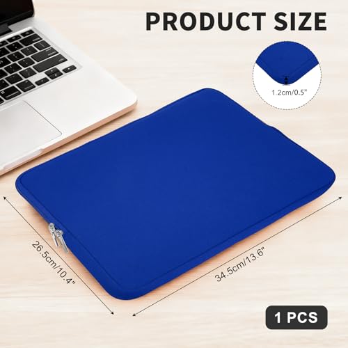 Funda para laptop de poliéster impermeable 13" azul miniatura 2