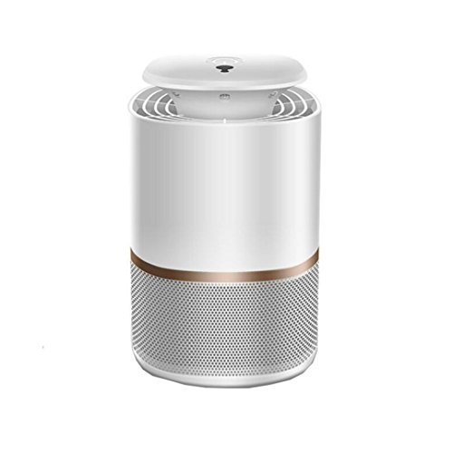 Preisvergleich Produktbild Vianber Innenphotokatalysator-Moskito-Mörder, intelligente Lichtsteuerung USB-stummer LED-Moskito-Mörder-Lampe Nicht giftiger und geschmackloser automatischer Moskito-Fänger für Haus und Büro (Weiß)