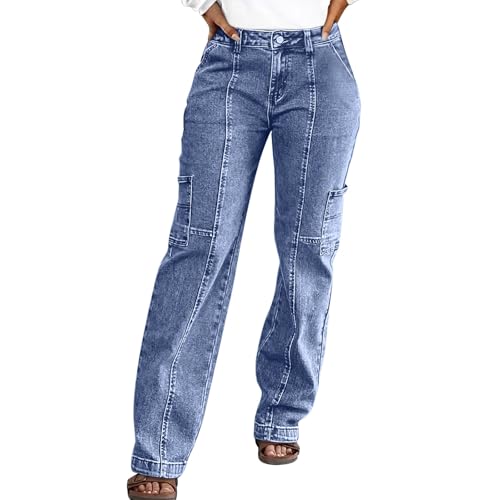 Pantalon cargo femme coupe droite fini les jeans rigides et inconfortables