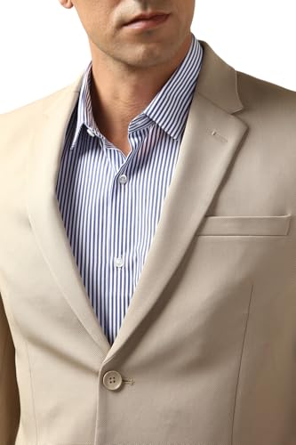 Image of Peter England Men's Neo Slim Knit Textured Blazer