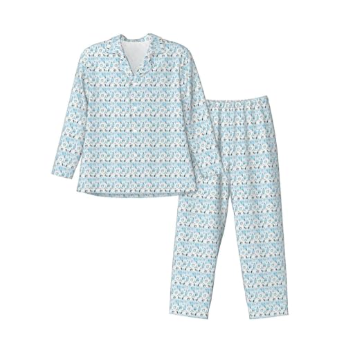 Pijama de manga larga para hombre ideal para noches de invierno y fines de semana en casa