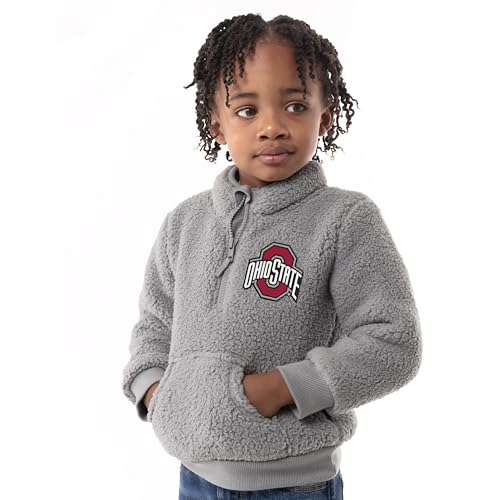 Veste Gerber NCAA bébé en sherpa premium avec col montant isolant