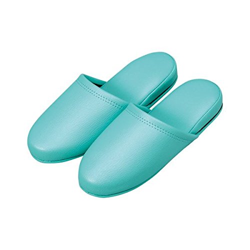 オーミケンシ 抗菌レザー調スリッパ 10足組 36055 グリーン 10足（代引不可） Amazon.co.jp: オーミケンシ 抗菌レザー調スリッパ 10足組 36055