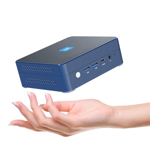 Mini PC N150 (hasta 3,6 GHz), 16 GB de RAM 256 GB SSD Micro computadora de escritorio, pantalla triple 4K, Ethernet Gigabit dual, Wi-Fi 6, BT 5.2, USB 3.2, W11 Pro