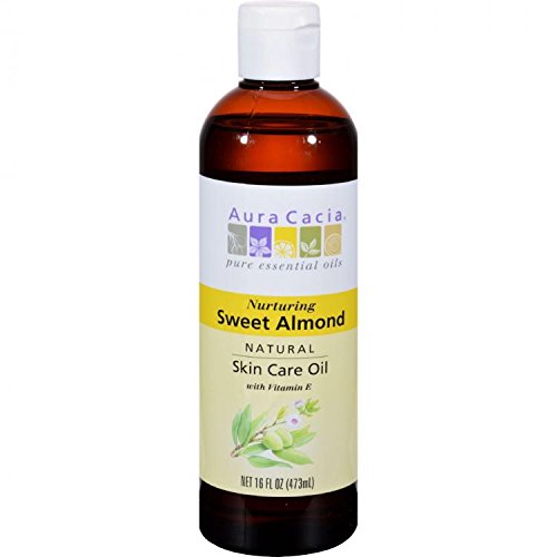 Aura Cacia Aura Cacia Nurturing Sweet Almond Natural Skin Care Oil, 16-Ounce Bottle