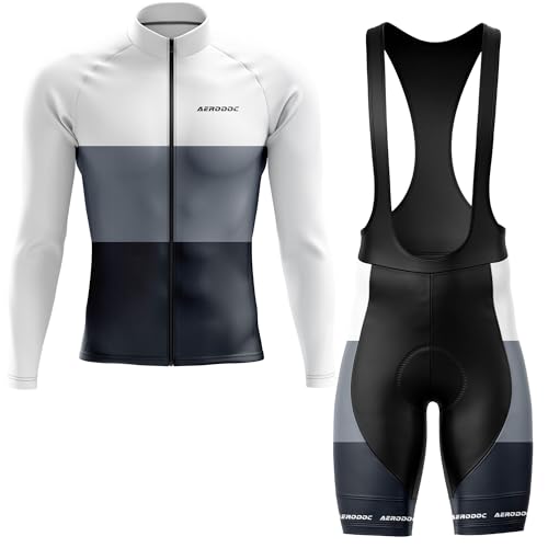 Image of Neutral Color Cycling Jersey - Half & Full Sleeves, Matching Bib & Non-Bib Shorts