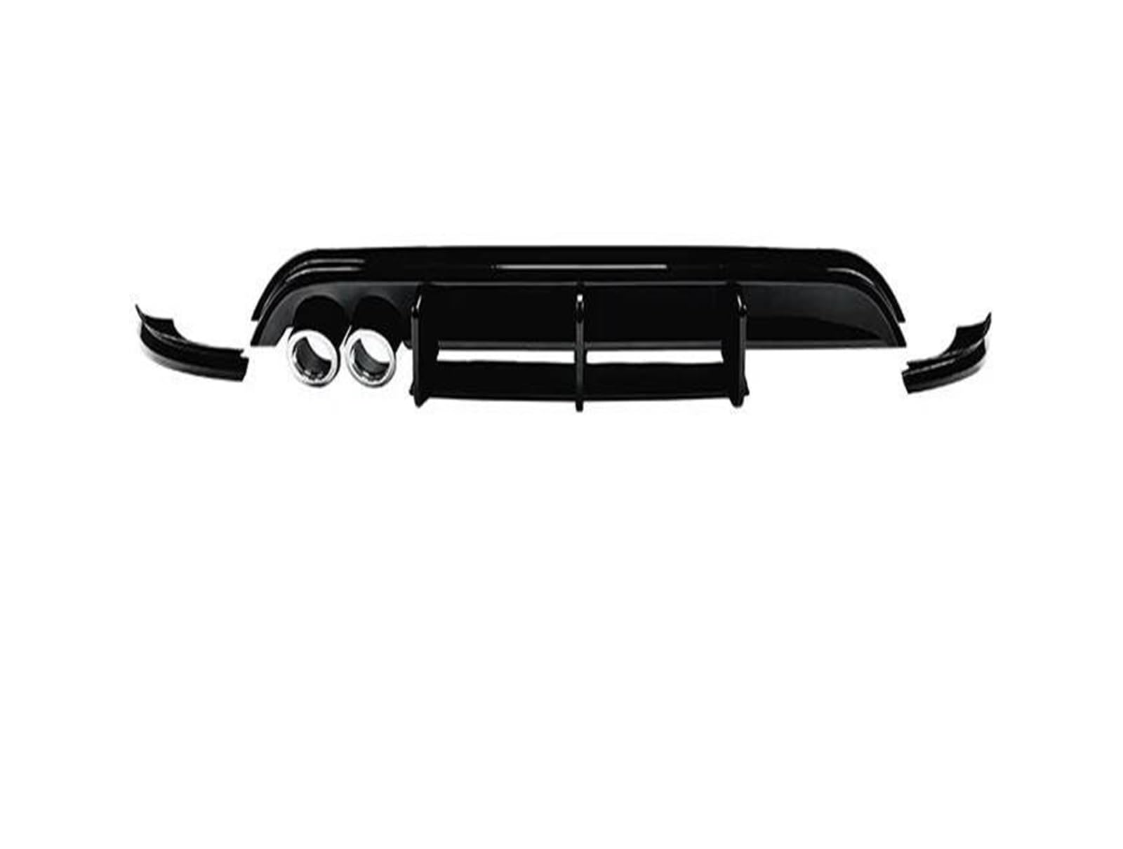 IBNA Car Rear Spoilers For VW For Polo MK5 6R 2009-2014 Rear Bumper Lip Diffuser Spoiler Splitter Protector Auto Accessories Decoration Car Spoiler Wing, 6854712309