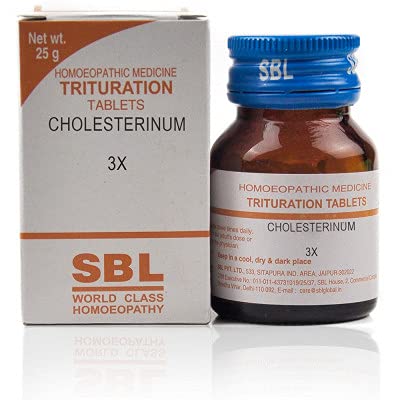 SBL Homeopathy Cholesterinum 3X (25g) - by shopmor01