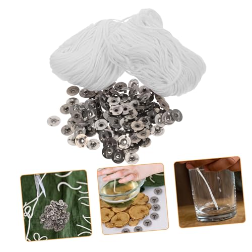 OSALADI Candle Making Wicks Set 3 Sets of Centering Tools 24-ply Lightweight and Portable