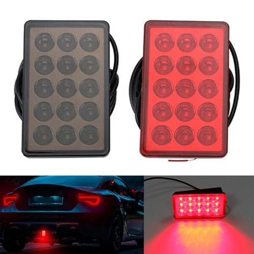 3ème feu stop troisième stroboscope clignotant universel noir accessoires auto
