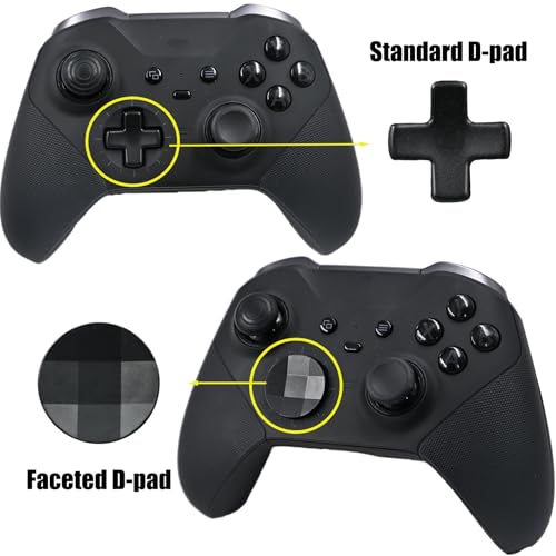 Image of 13 in 1 Accessories for Xbox One Elite Series 2 Controller,Metal Thumbsticks for Xbox Elite Wireless Controller Series 2 Core,Elite Controller Series 2 Controller Accessory Replacement Parts(Black)