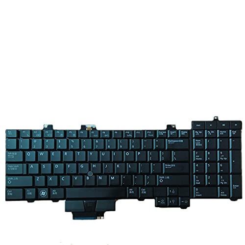 Replacement Teclado de laptop Para For DELL For Precision M6700 Edição em Inglês Americano Cor Preto