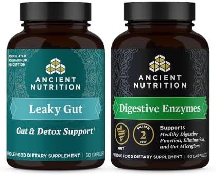Amazon.com: Ancient Nutrition Leaky Gut Capsules, 60 Count + Digestive