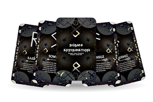 Ibiza Tarot Runes Affirmation - Change Your Thoughts, Change Your Life