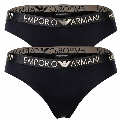 Armani Brief sous-vêtement Femme lot de 2 culottes basiques en coton confortable