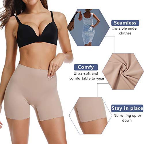 JOYSHAPER Slip Shorts for Women Under Dress Anti Chafing Underwear Boyshorts Panties for Women3