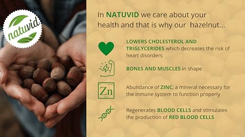 Haselnusskerne Ungesalzene 1Kg | 100% natürlich | PREMIUM | 100% Keto | Vegan und Vegetarisch |