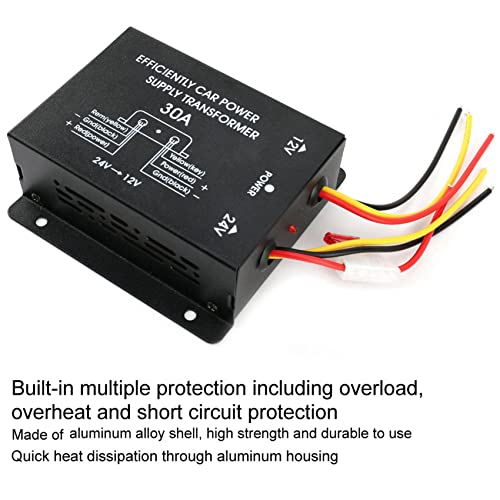 Transformateur 24V en 12V à modification efficace audio voiture - 4