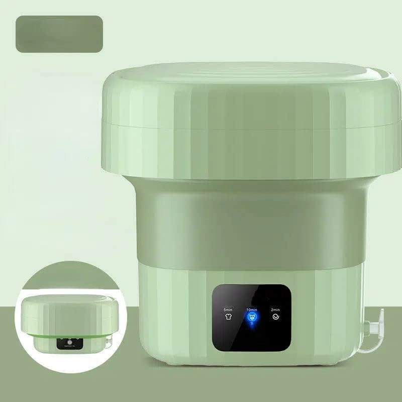 1 mini lavadora pequeña plegable portátil para secado de esterilización para ropa interior calcetines ropa de bebé verde