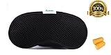 Sleep Mask & Ear Plugs: Best Sleeping Aid For Travel, Men or Women. Natural Bamboo Charcoal Infused Sleep Mask, Repair Eye Wrinkles & Reduce Puffy Eyes Like Facial Mask or Eye Pillow for Yoga