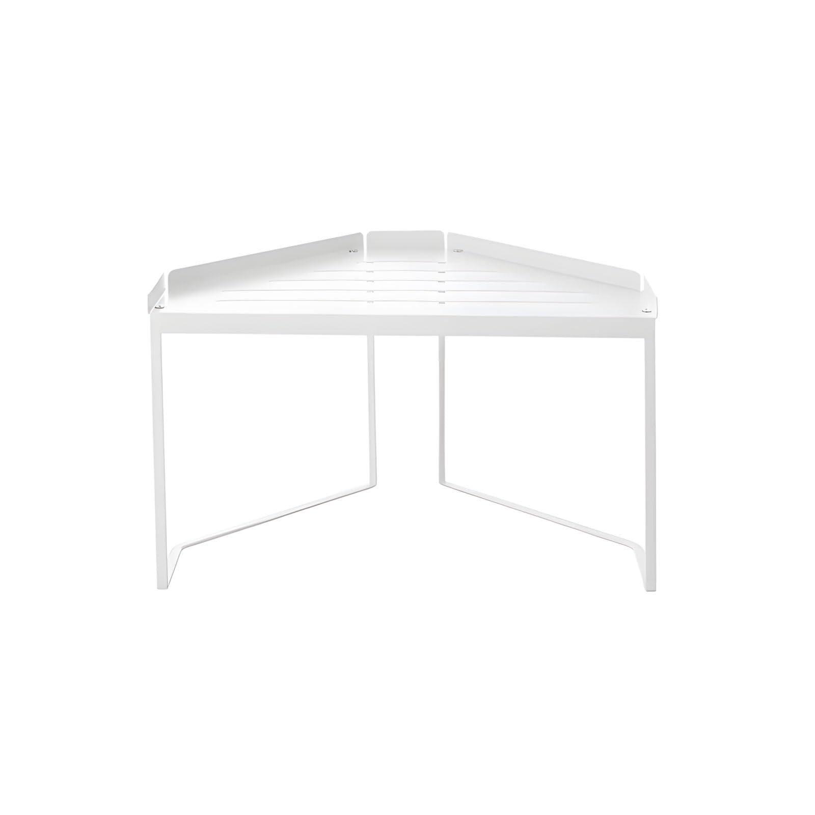 Étagère d'angle empilable pour cuisine et salle de bain ordonnées