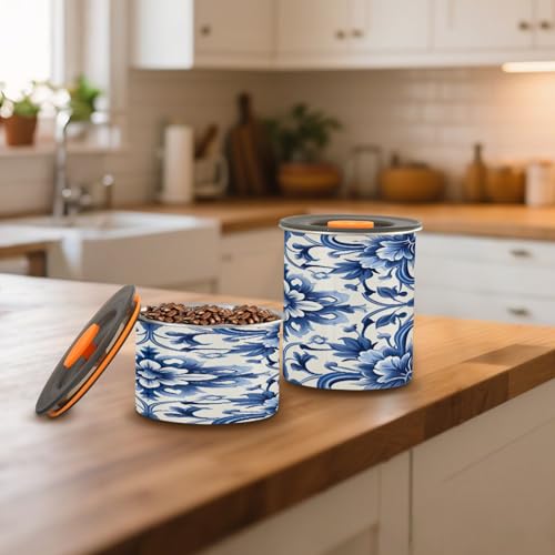 Envase hermético para café acero inoxidable 500 ml azul miniatura 6