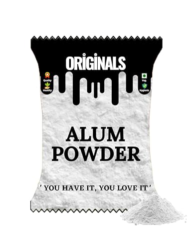 Image of Originals Pure Alum Powder (Fitkari) - 100% Pure and Safe for Face, Skin, Acne, Shaving, Teeth 4x400 g