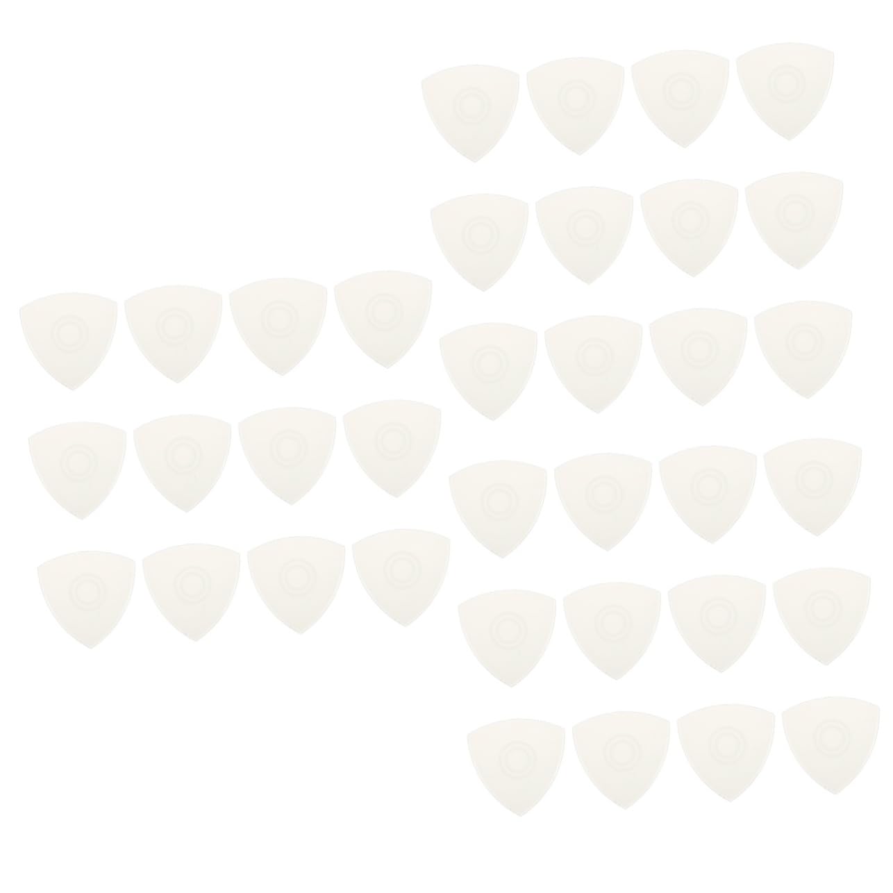 ibasenice 36piezas Púas De Guitarra Transparentes De Nylon Antideslizantes Para Da Ruan y Otros Instrumentos Musicales