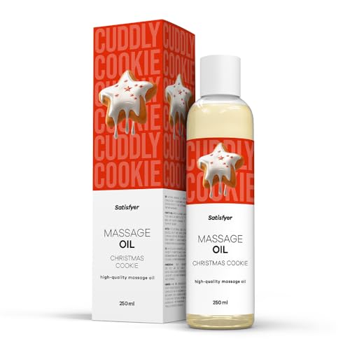 Satisfyer Huile de massage | Parfum Biscuit de Noël | 250 ml