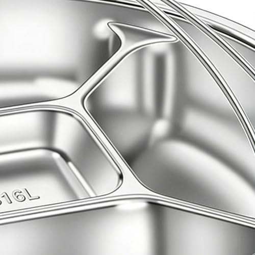 Plateau de service inox à compartiments pour vos soirées et fêtes - 8