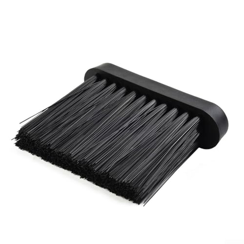 Escoba de repuesto de mango de plástico con cabezal de cepillo de hogar para herramientas de chimenea, diseñada para reemplazar las piezas desgastadas del cepillo de chimenea (L)