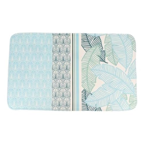 TENDANCE Chantilly (Lineance) ALFOMBRA DE BAÑO DE MICROFIBRA ESTAMPADA 40X75 CM, POLYESTER, Decorado, 45x75 cm