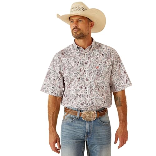 Chemise Ariat Whitaker coton haut de gamme coupe classique pour homme