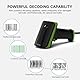 YANZEO Barcode-Scanner 1D/2D Handheld-Scanner kabellos und kabelgebunden Automatischer QR-Code-Scanner, Plug&Play Schnelles und genaues Barcode-Lesegerät für Supermarkt, Lagerhaus (SC2380)