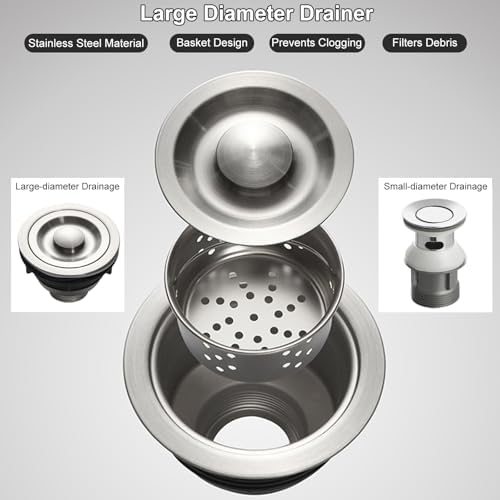 White Ceramic Undermount Utility Sink with Washboard & Stainless Steel Faucet, Perfect for Laundry Rooms & Balconies, 60x40x21cm (23.6x15.7x8.3in)