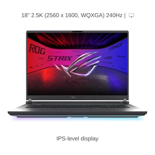 Image of HIDevolution [2025] ASUS ROG Strix G18 G815LP 18 inch WQXGA 240Hz IPS-Level, 2.1 GHz Ultra 9-275HX, RTX 5070, 128 GB DDR5 RAM, 4 TB PCIe SSD, Windows 11 Pro