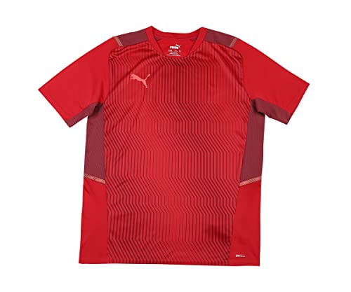 Image of Puma Unisex-Kid Polyester Letter Print Regular Fit T Shirt