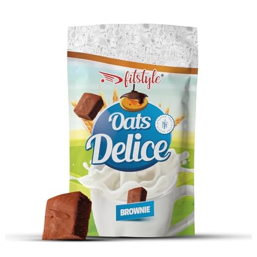 Harina de avena Integral SIN GLUTEN 500g sabor BROWNIE| Para recetas | Sin azúcar añadido y fuente de fibra | Mantiene el sabor